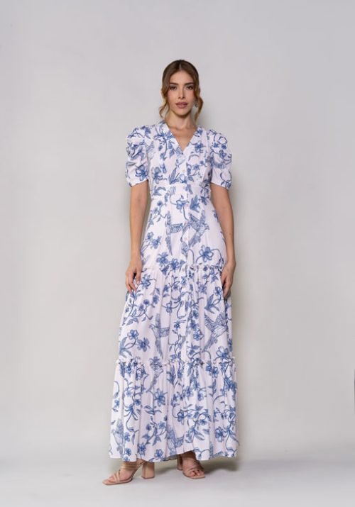 Vestido sienna azul - Imagen 2