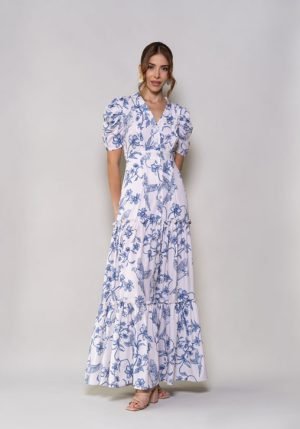 Vestido sienna azul