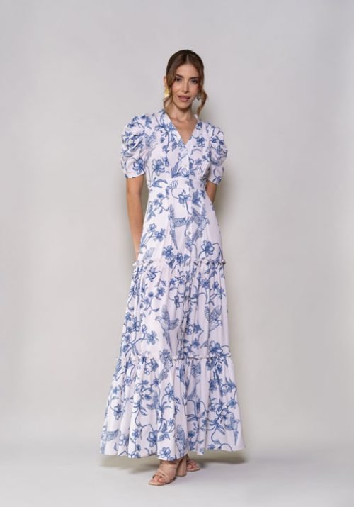 Vestido sienna azul