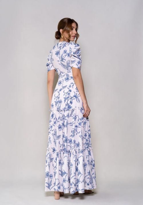 Vestido sienna azul - Imagen 4