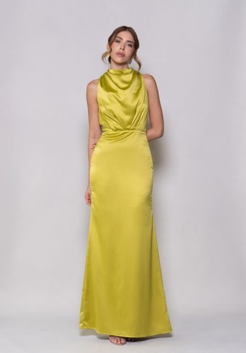 Vestido elizabeth pistacho - Imagen 2