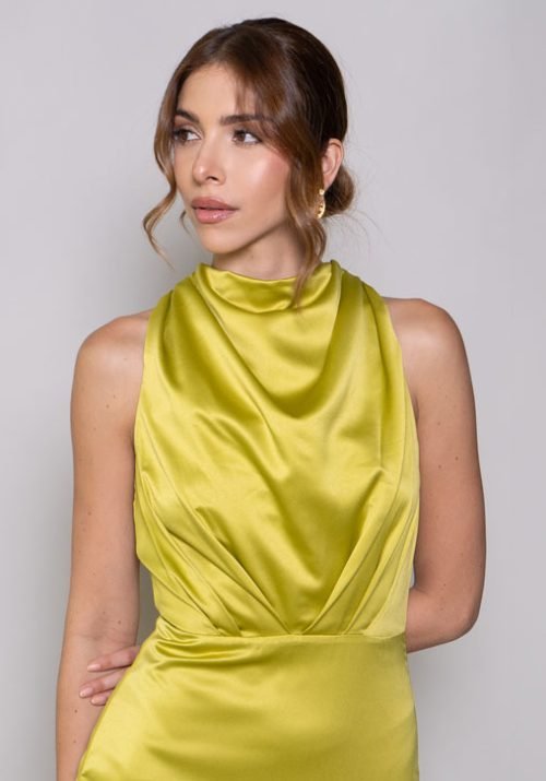 Vestido elizabeth pistacho - Imagen 4