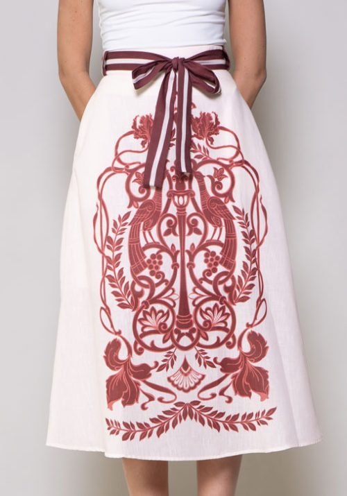 Falda milan roja - Imagen 3