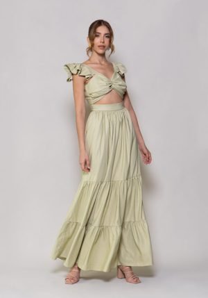 Vestido carmela unicolor