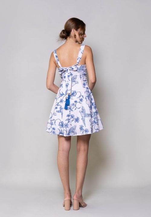 Vestido sara azul - Imagen 4