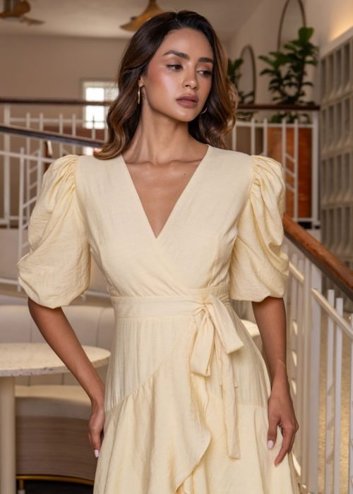 Vestido emilia amarillo - Imagen 4