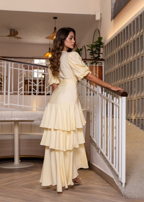 Vestido emilia amarillo - Imagen 5
