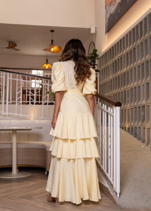 Vestido emilia amarillo - Imagen 6