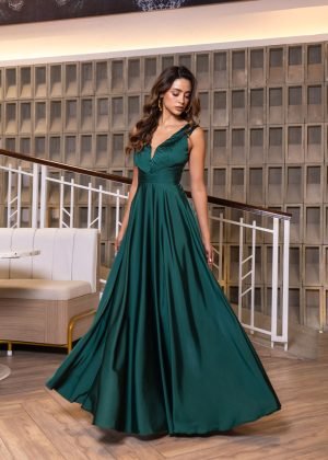 Vestido aurora verde