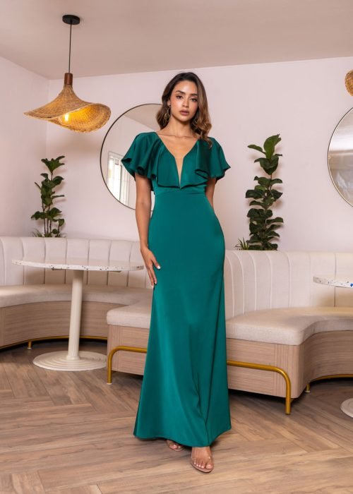 Vestido adara verde - Imagen 2