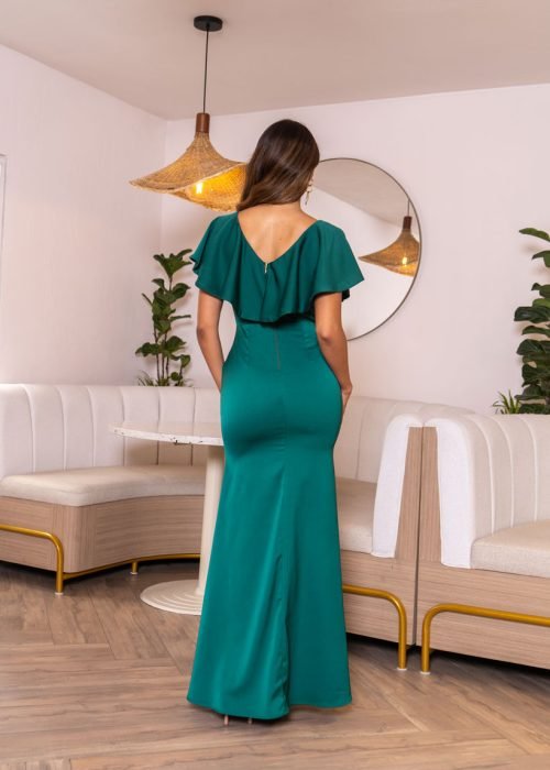 Vestido adara verde - Imagen 3