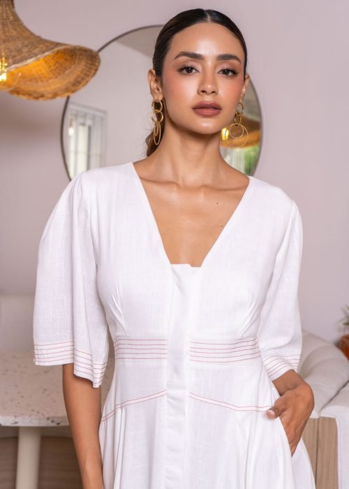 Vestido lily ivory - Imagen 5