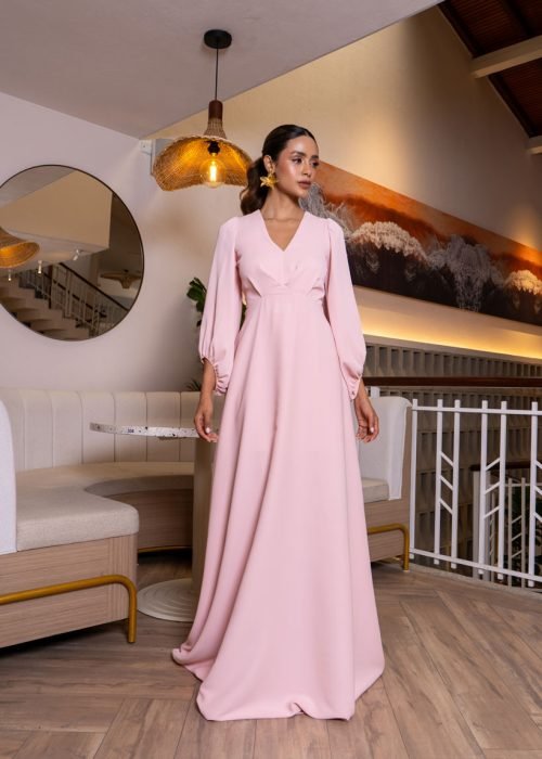 Vestido topacio rosa - Imagen 5