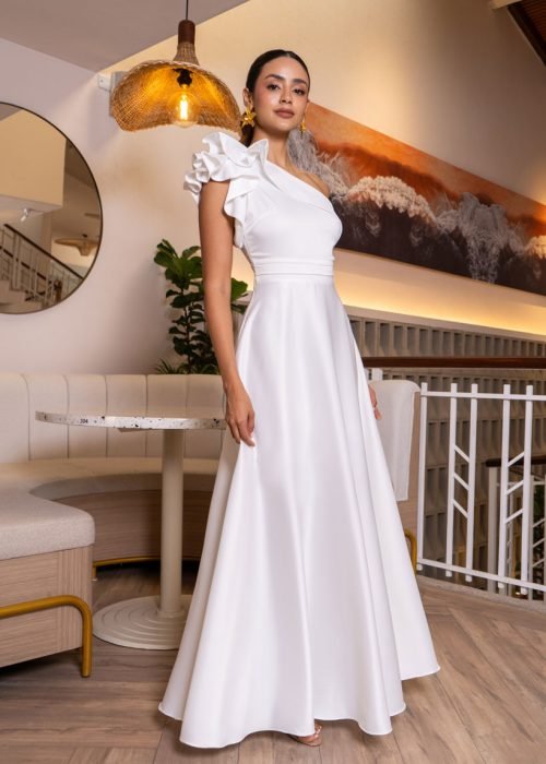 Vestido fatima marfil - Imagen 2