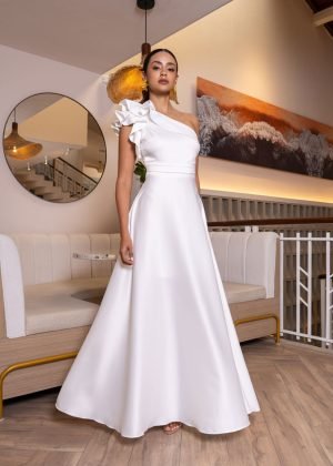 Vestido fatima marfil