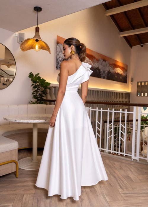 Vestido fatima marfil - Imagen 4