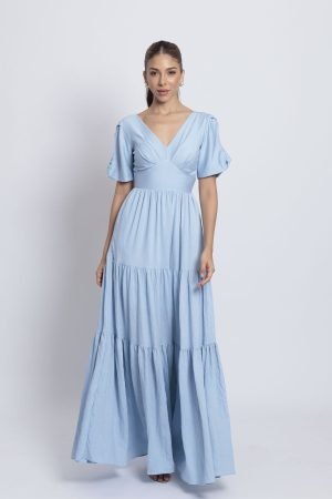 Vestido amber baby blue