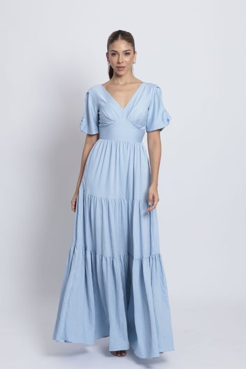 Vestido amber baby blue