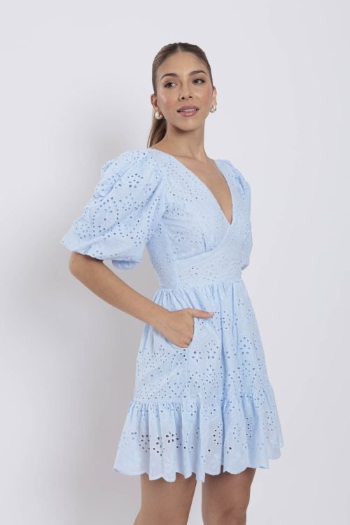 Vestido cielo celeste - Imagen 5