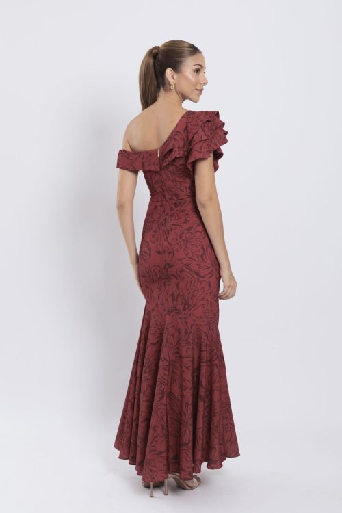 Vestido amira vino - Imagen 3