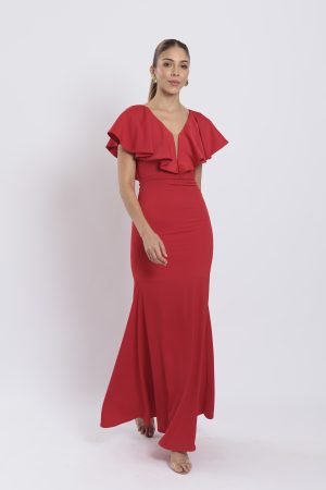 Vestido adara rojo