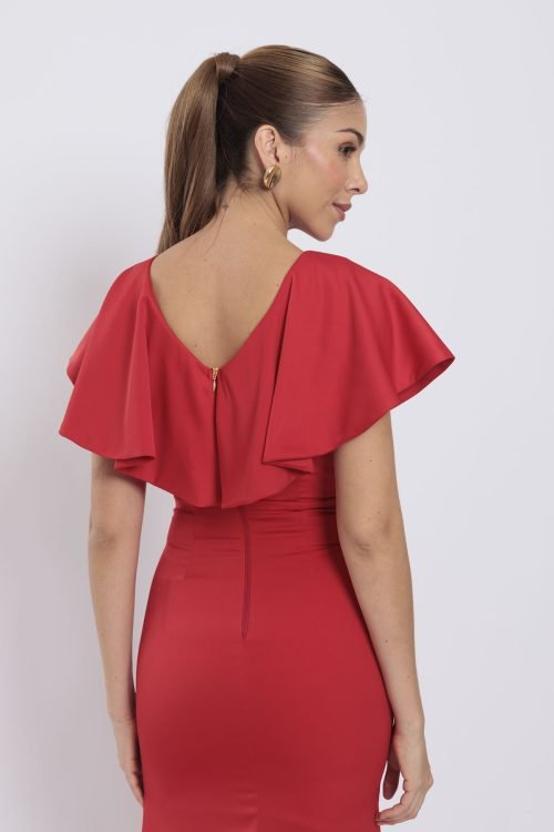 Vestido adara rojo - Imagen 5