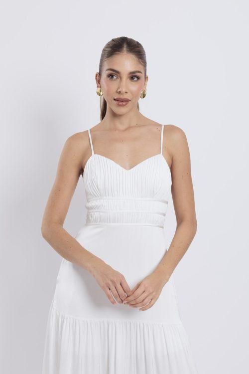 Vestido ivette marfil - Imagen 6