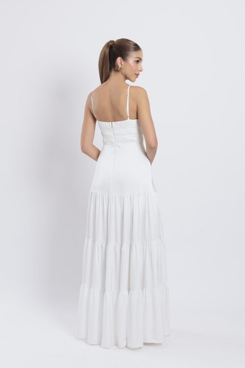 Vestido ivette marfil - Imagen 4
