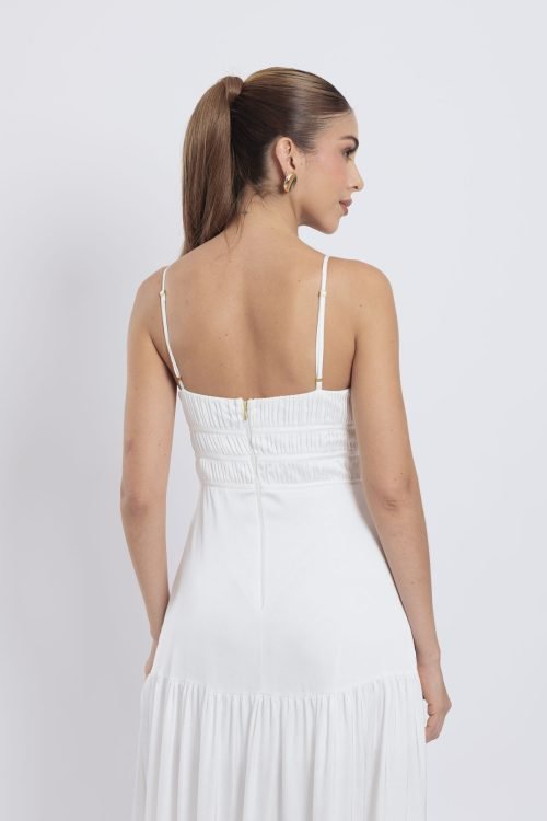 Vestido ivette marfil - Imagen 3