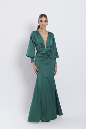 Vestido cora verde