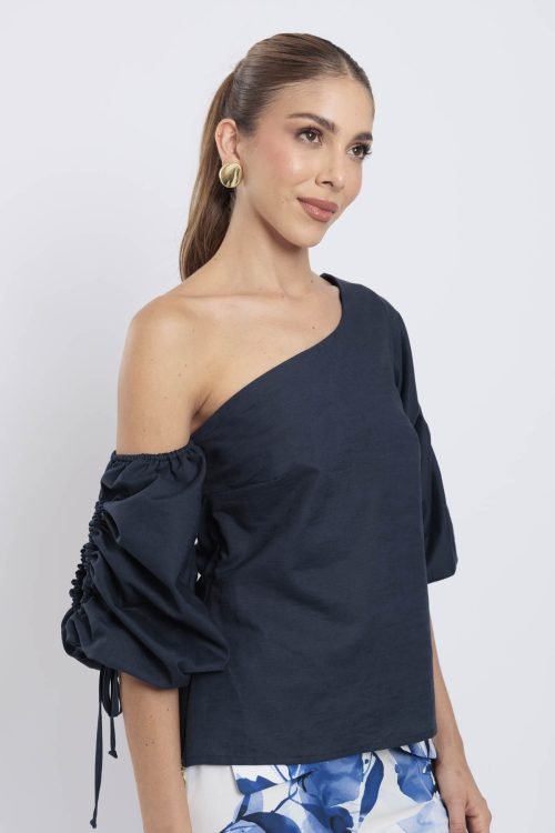 Blusa eloy navy - Imagen 2