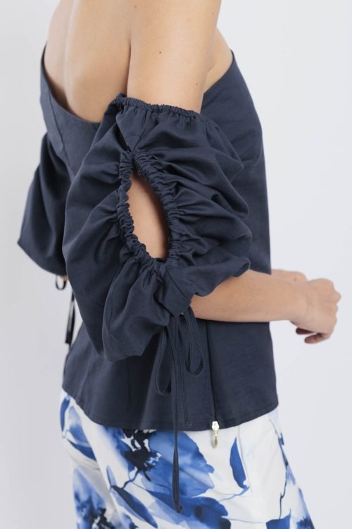 Blusa eloy navy - Imagen 5