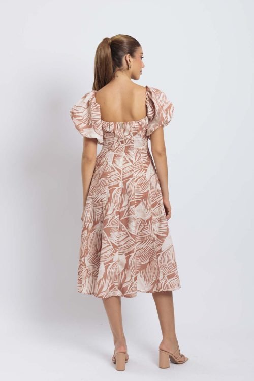 Vestido lana terracota - Imagen 4