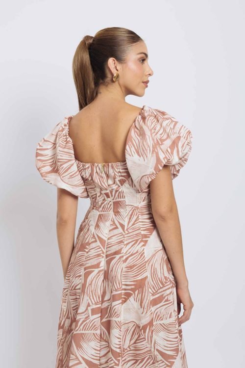 Vestido lana terracota - Imagen 3