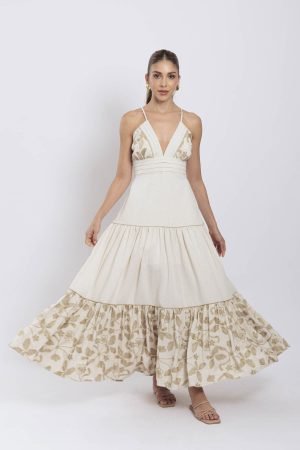 Vestido angelica dorado
