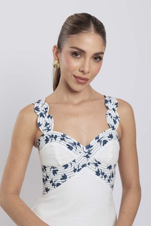Vestido leila azul - Imagen 5
