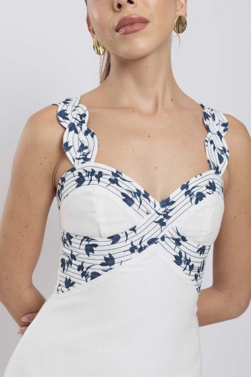 Vestido leila azul - Imagen 4