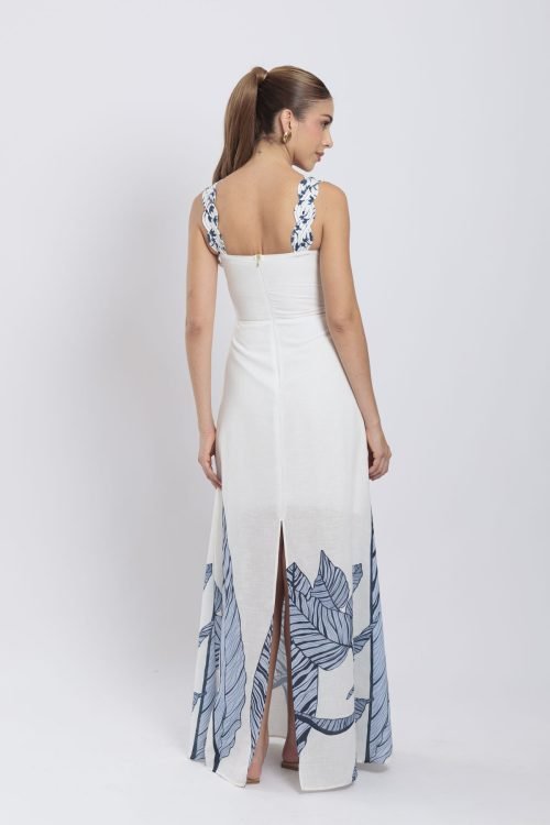 Vestido leila azul - Imagen 3