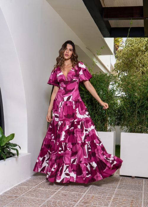 Vestido zaira magenta