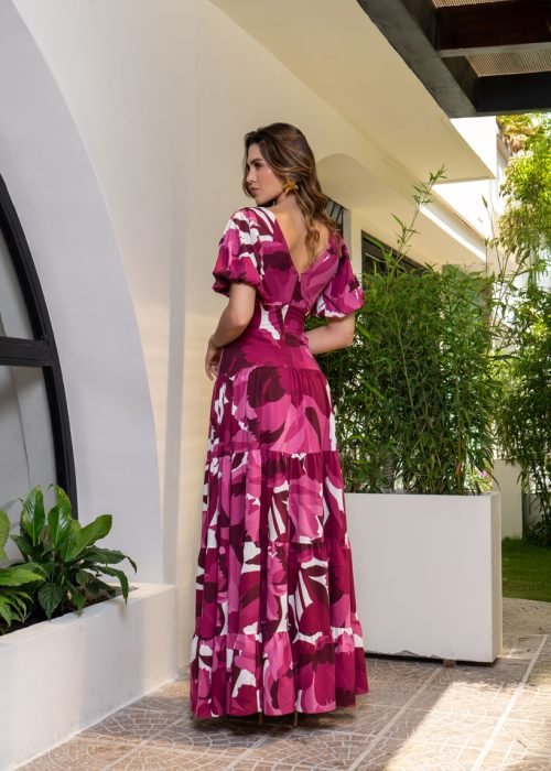 Vestido zaira magenta - Imagen 6