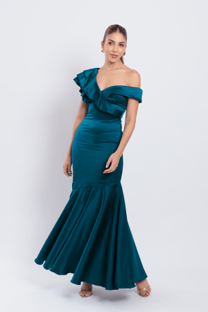 Vestido amira petroleo