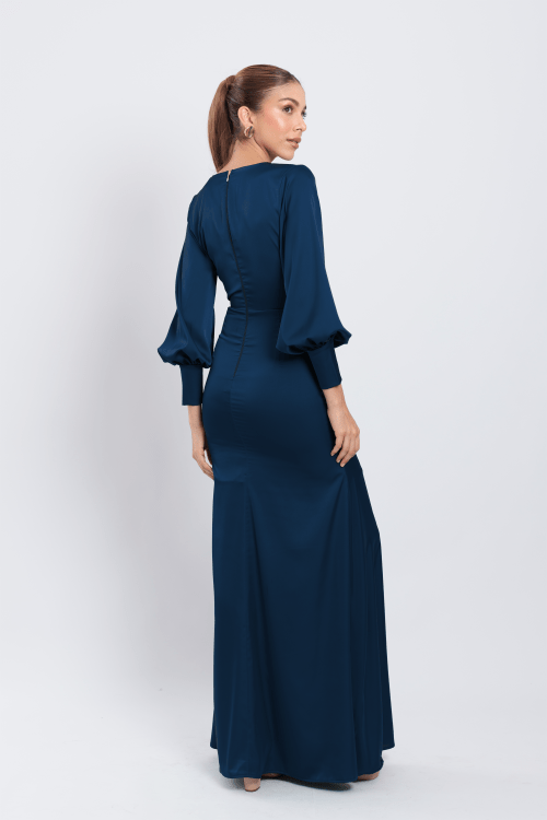 Vestido cora azul - Imagen 2