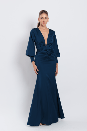 Vestido cora azul