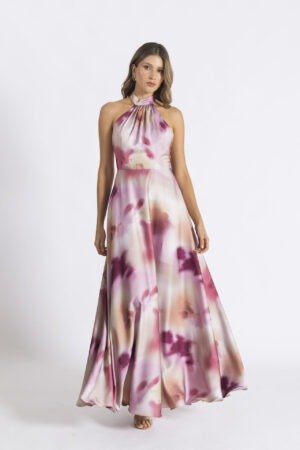 Vestido margarita estampado rosado