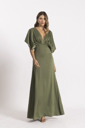 Vestido hortencia verde