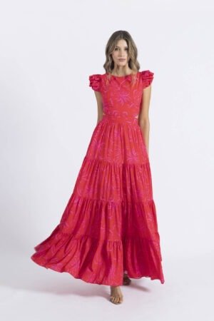 Vestido diana fucsia