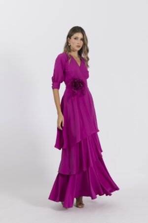 Vestido amanda magenta