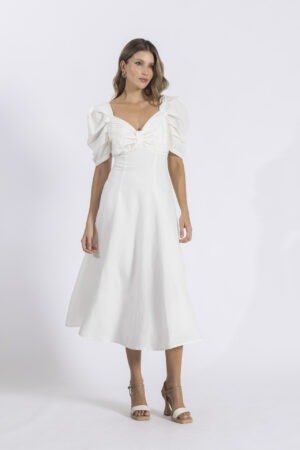 Vestido simona marfil