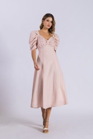 Vestido simona rosado