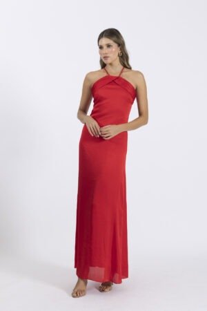 Vestido ines rojo